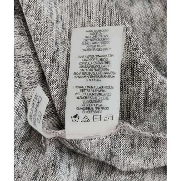 Calvin Klein Women's Cardigan Size 1X Gray Gold Shimmer Flattering Open Front - Picture 6 of 6